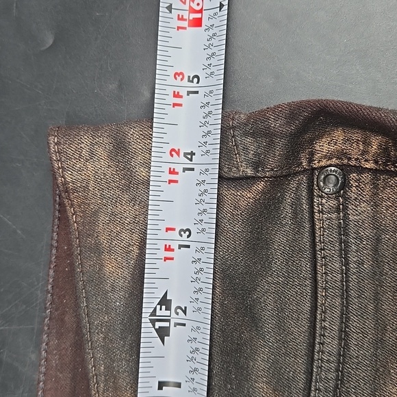Rich and Skinny Bronzer Coated Pants 28W - Picture 7 of 9